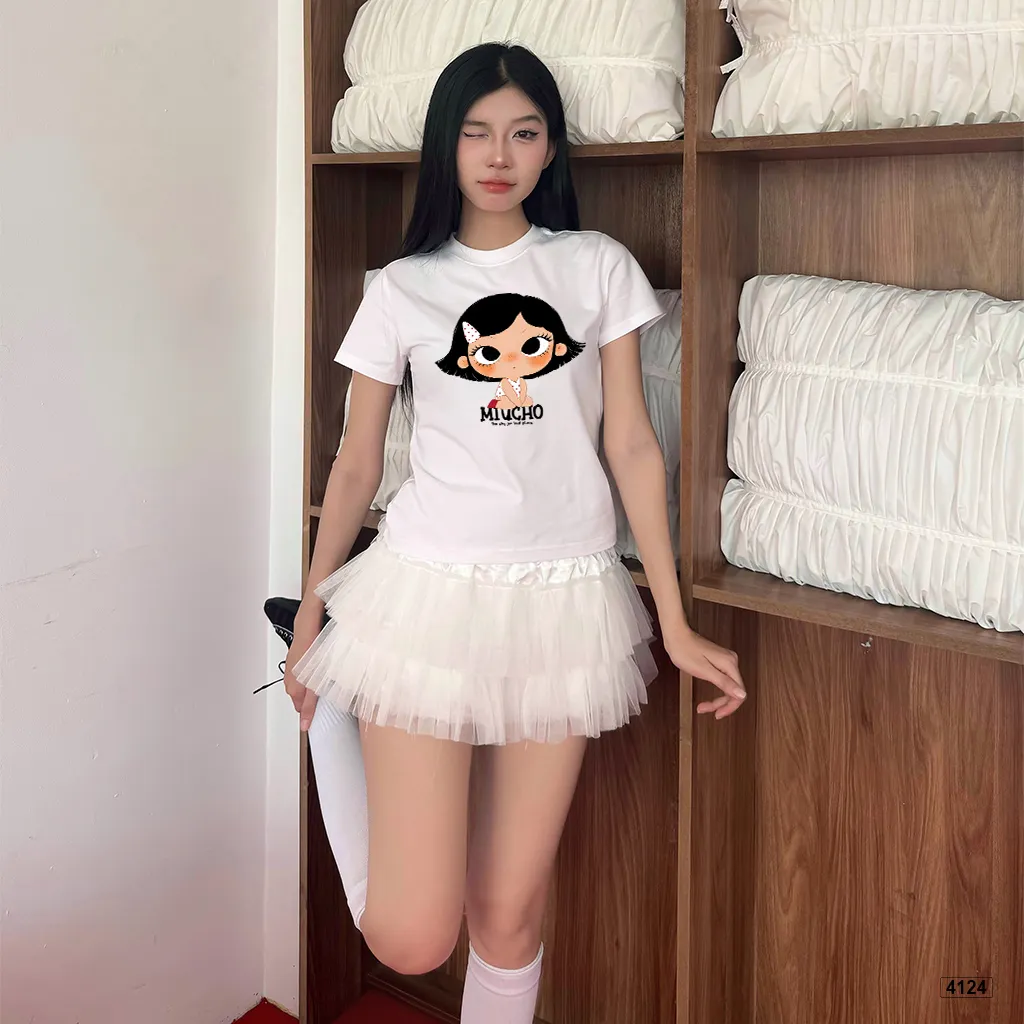 Áo thun babytee nữ hoạt hình style Hàn Quốc Miucho 4124_thumbnail_5