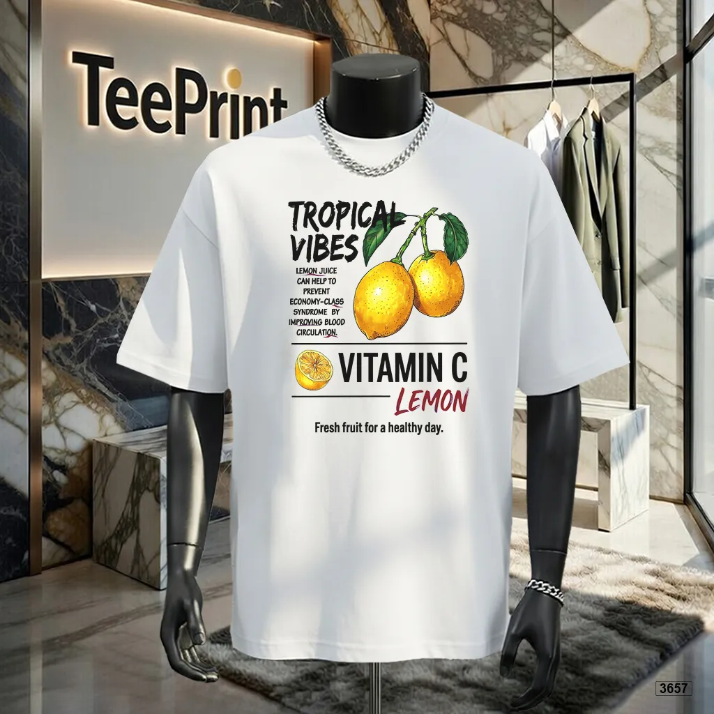Áo thun nam form rộng Tropical vibes TeePrint 3657