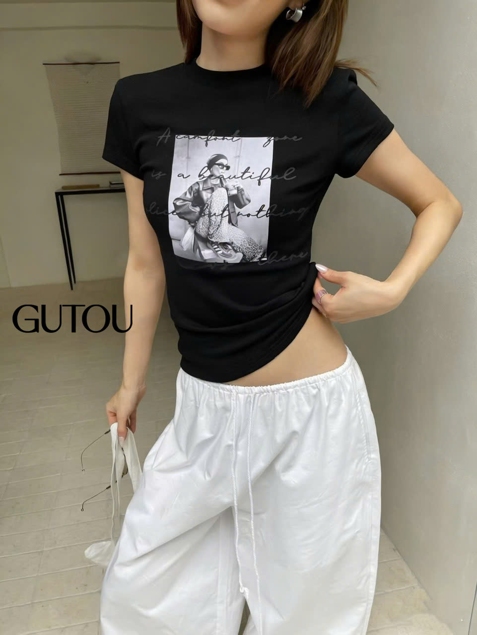 [ GUTOU ] Áo Thun In Hình Retro Muse_thumbnail_4