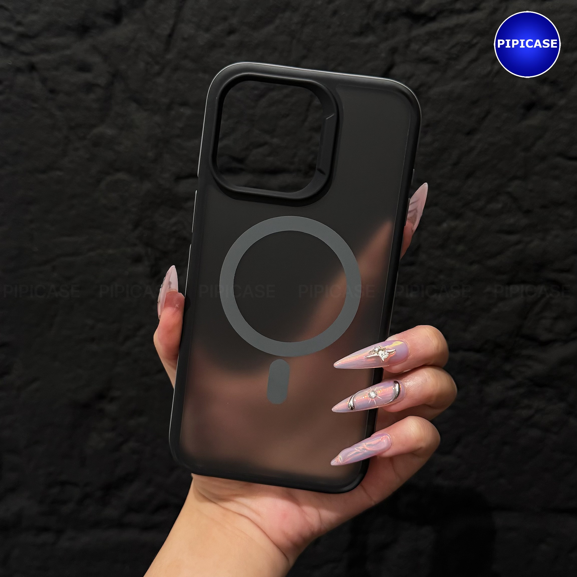 Ốp Lưng iPhone 15 Pro Max - Map - Xám