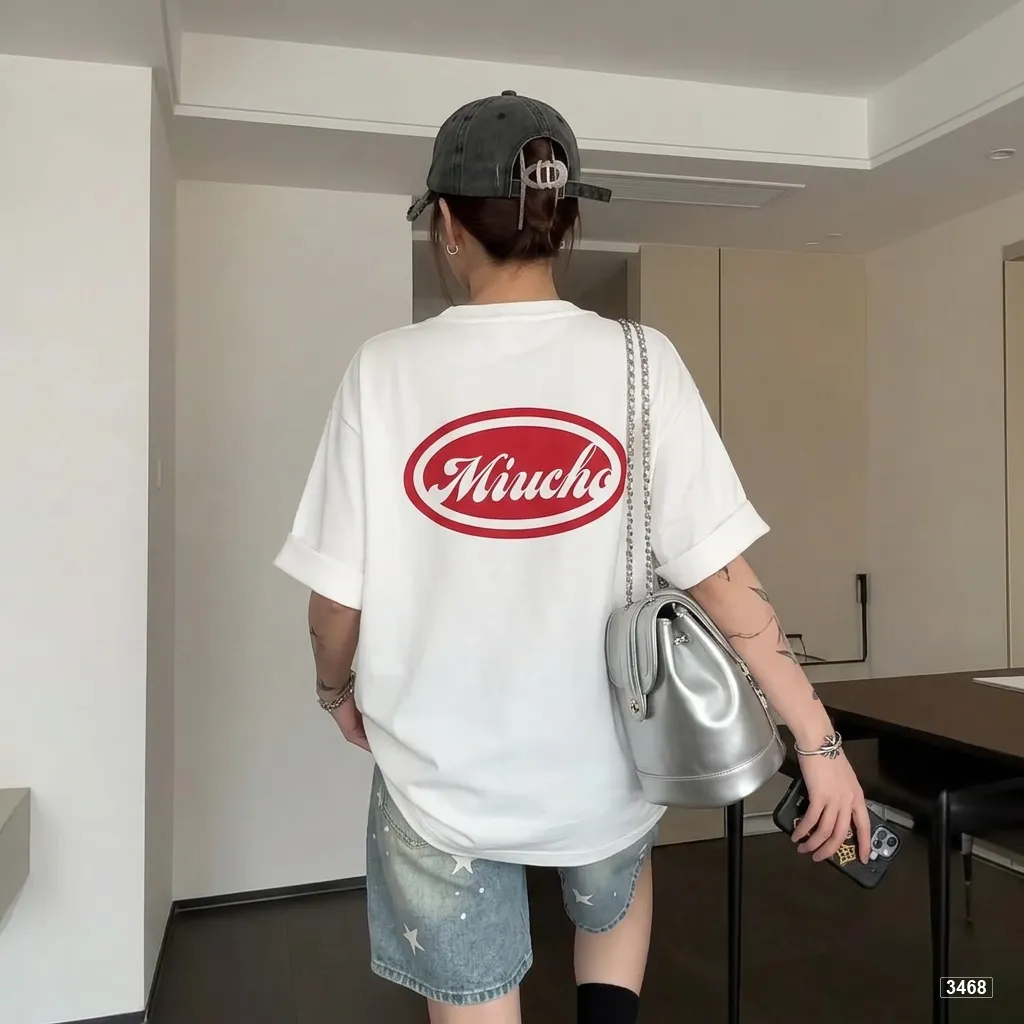 Áo thun boxy unisex basic dễ phối Miucho 3468_thumbnail_4