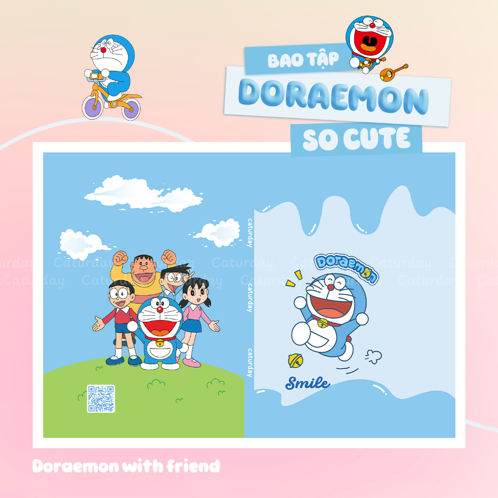Giấy Bao Tập Doraemon - Giấy bóng dày chất lượng, hình in rõ nét, màu sắc tươi tắn | Caturday_thumbnail_3