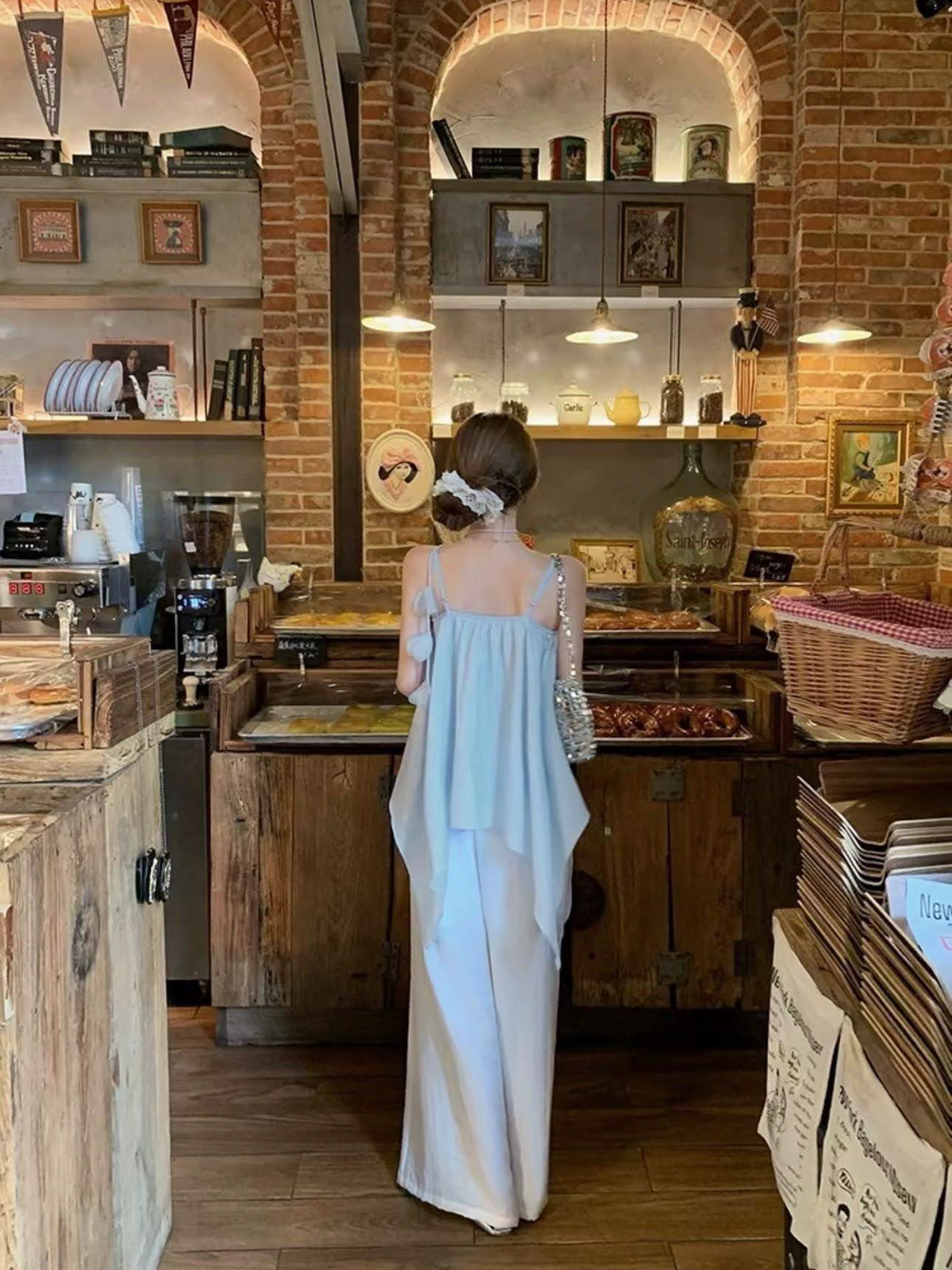 Áo sơ mi 2 dây dáng suông + nơ nơ hoa_thumbnail_8