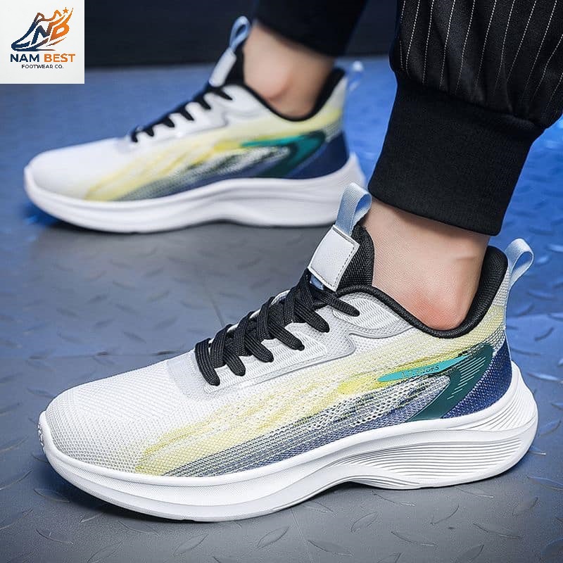 Big Size 39-50 Hàng Chuẩn Đế EVA Siêu Nhẹ - Giày Thể Thao Nam Vải Lưới Thoáng Khí Co Giãn Thoải Mái Đi Chơi Đi Tập_thumbnail_4