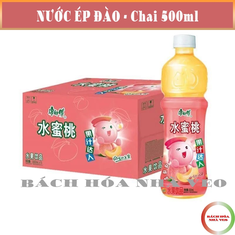[Thùng 15 Chai] nước lê, đào, đài loan các vị, Loại 500ml, hiệu khang sư phụ, hàng chuẩn_thumbnail_3