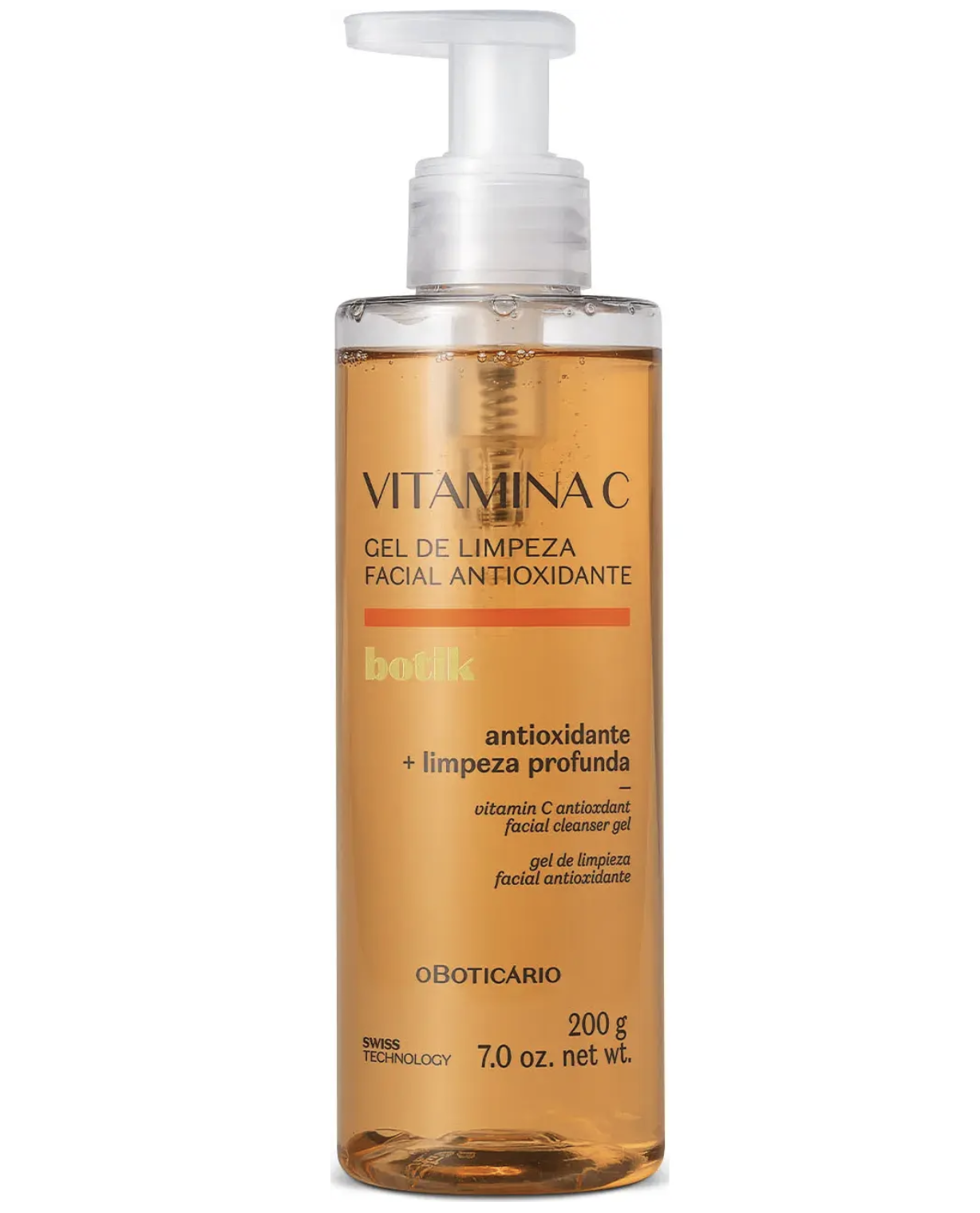 BOTIK GEL LIMPIADOR FACIAL ANTIOXIDANTE VITAMINA C, 200G