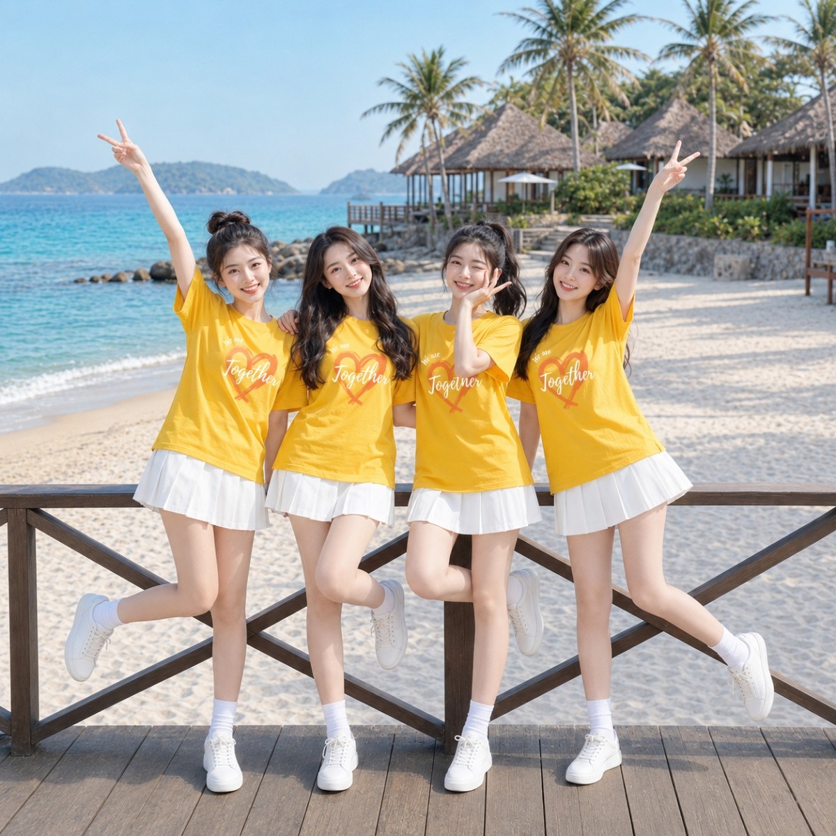 [Form Rộng] Áo phông dáng rộng hình trái tim TOGETHER, - Loza RT8640_thumbnail_1
