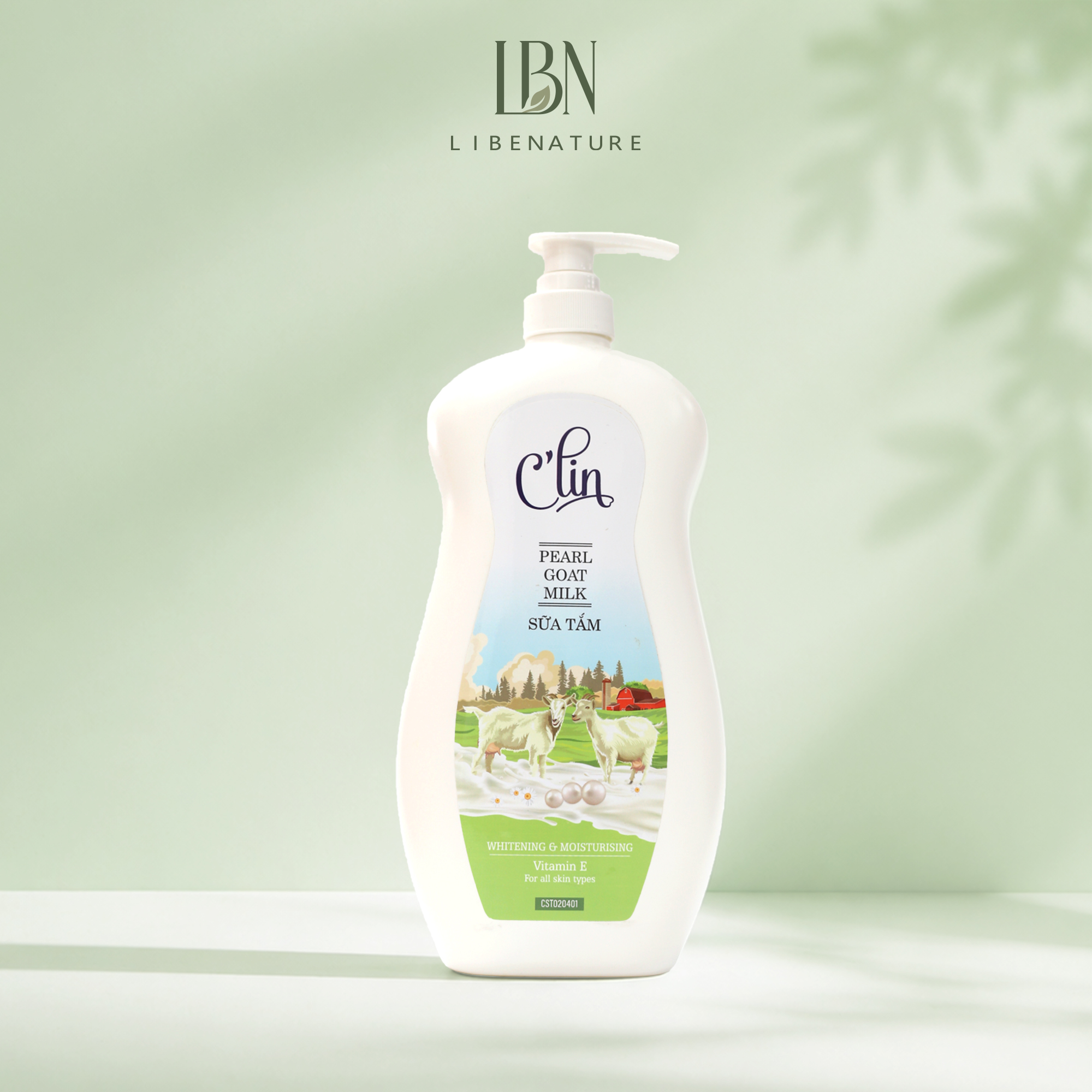 Combo Dầu gội C'lin Bồ kết & Lô hội 650ml & Sữa tắm C'lin Sữa dê ngọc trai 500ml