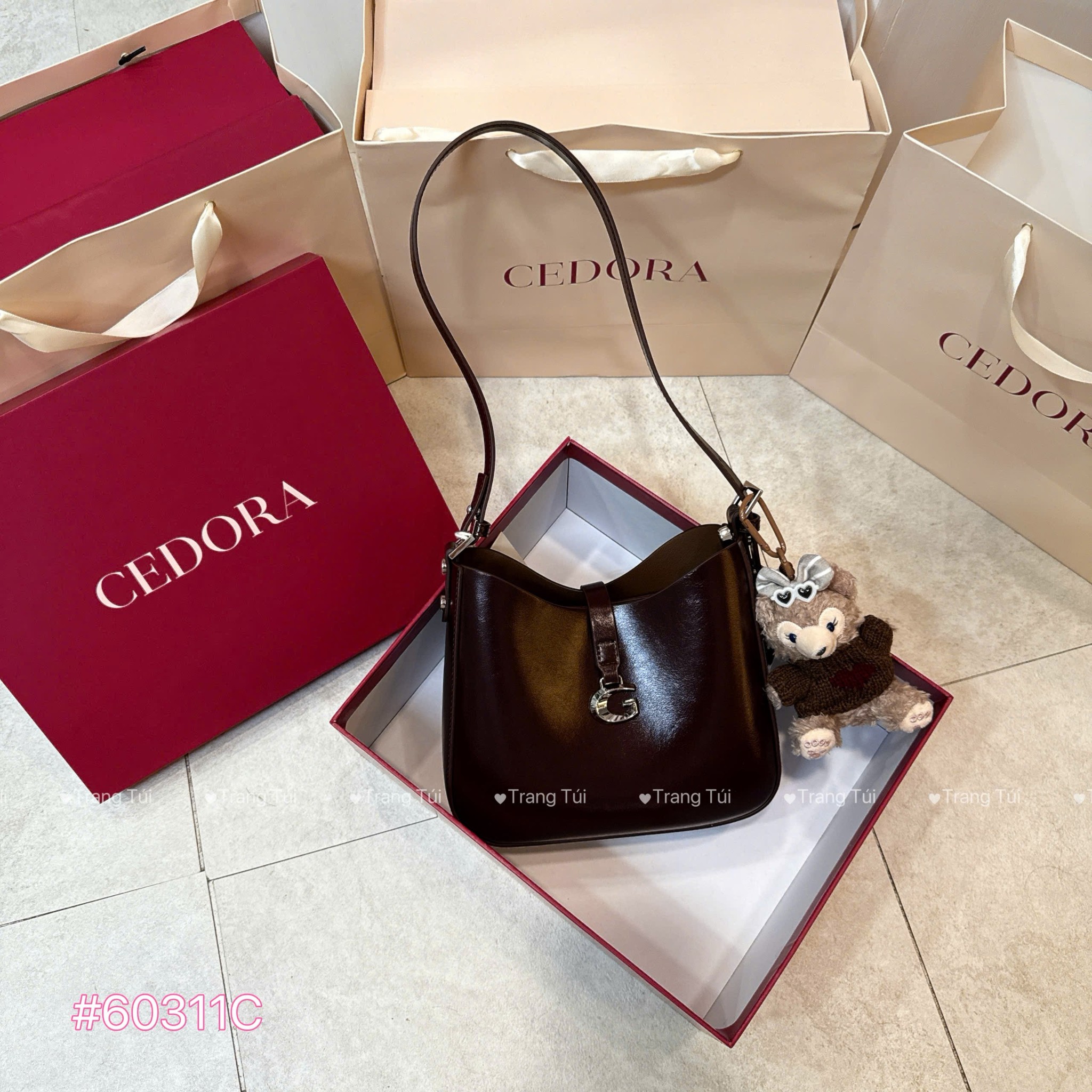 Túi CEDORA chữ G size21.5 60311C_thumbnail_5