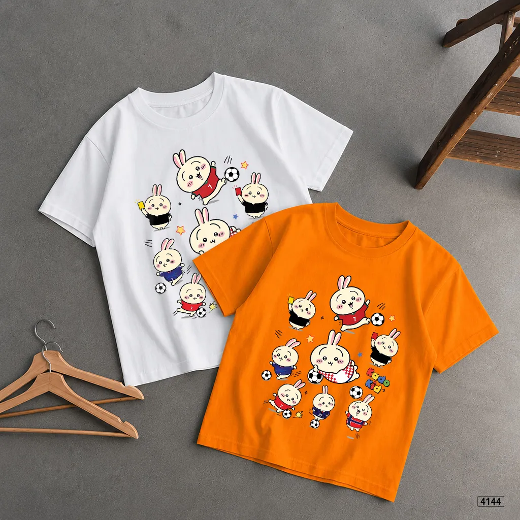 Áo thun form ôm dáng ngắn AED4144 Kado tay ngắn vải cotton thoáng mát cổ tròn in mix_thumbnail_6