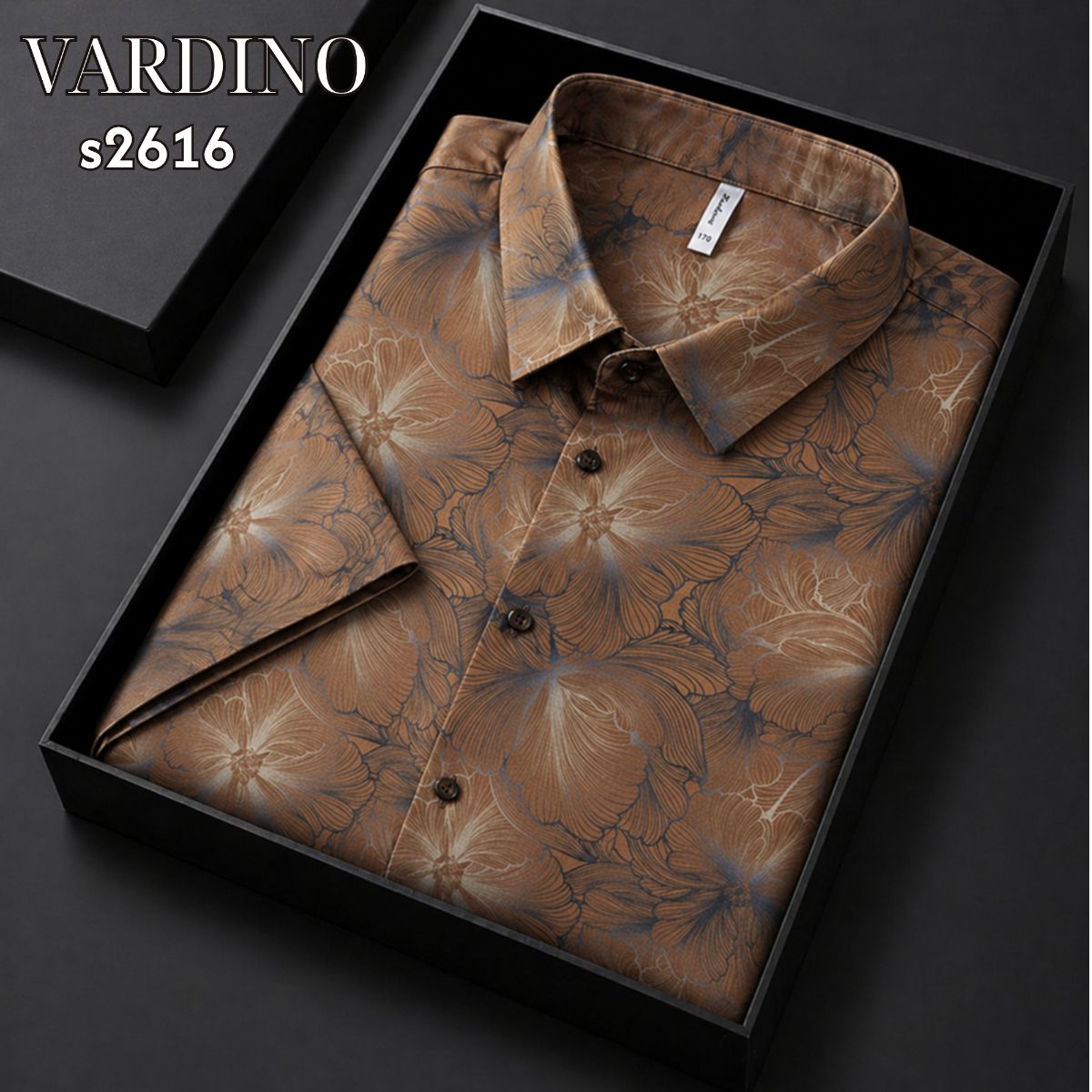 Sơ mi hoạ tiết Vardino S2616