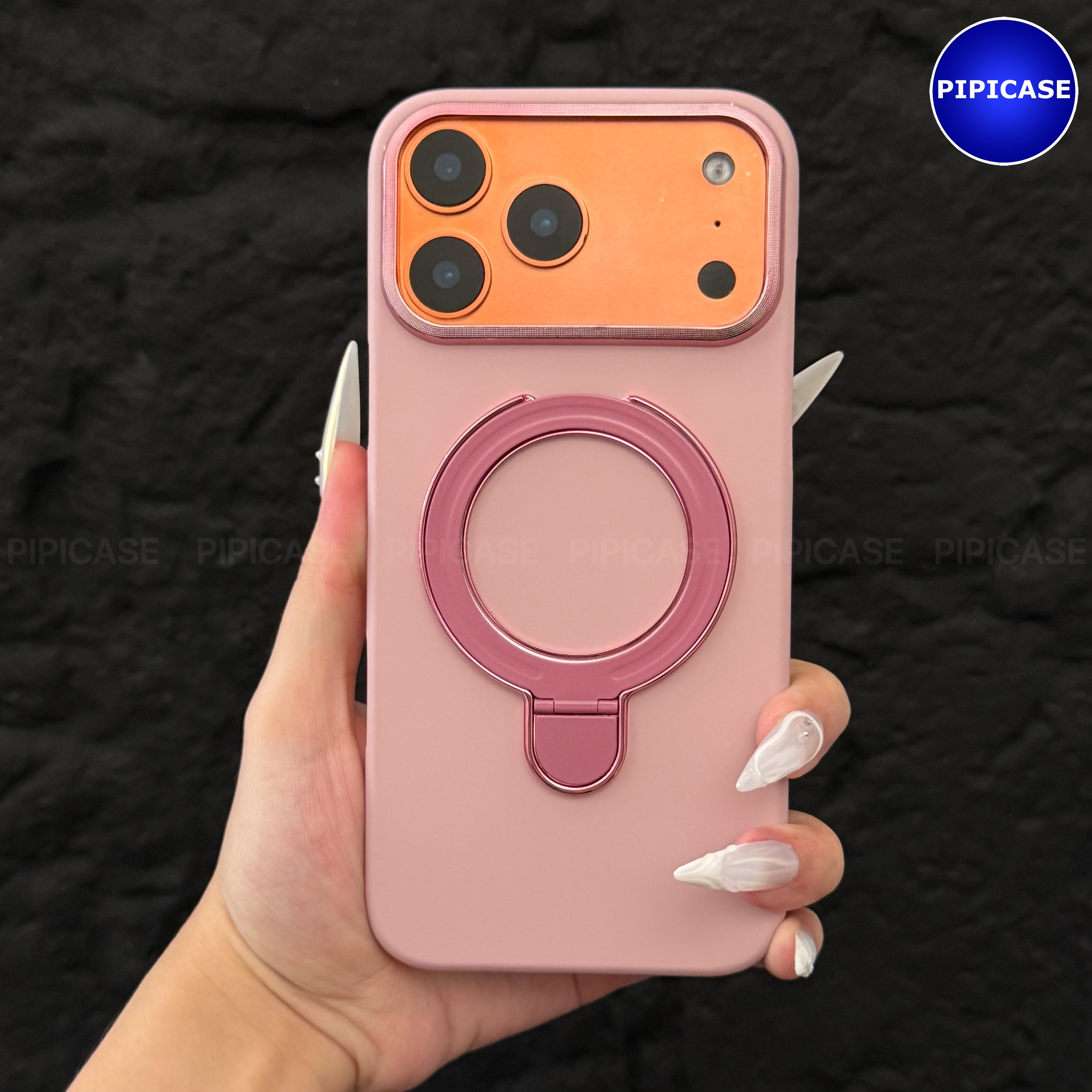 Ốp Lưng iPhone 17 Pro Max - Titan Force - Hồng