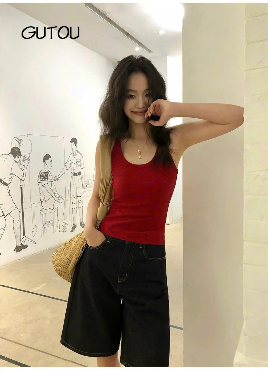 [ GUTOU ] Quần Jean Lửng New Basic_thumbnail_2