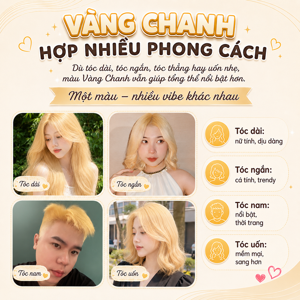 Thuốc Nhuộm Tóc Màu Vàng Chanh Sáng Da Trendy - Tặng Kèm Trợ Nhuộm_thumbnail_6