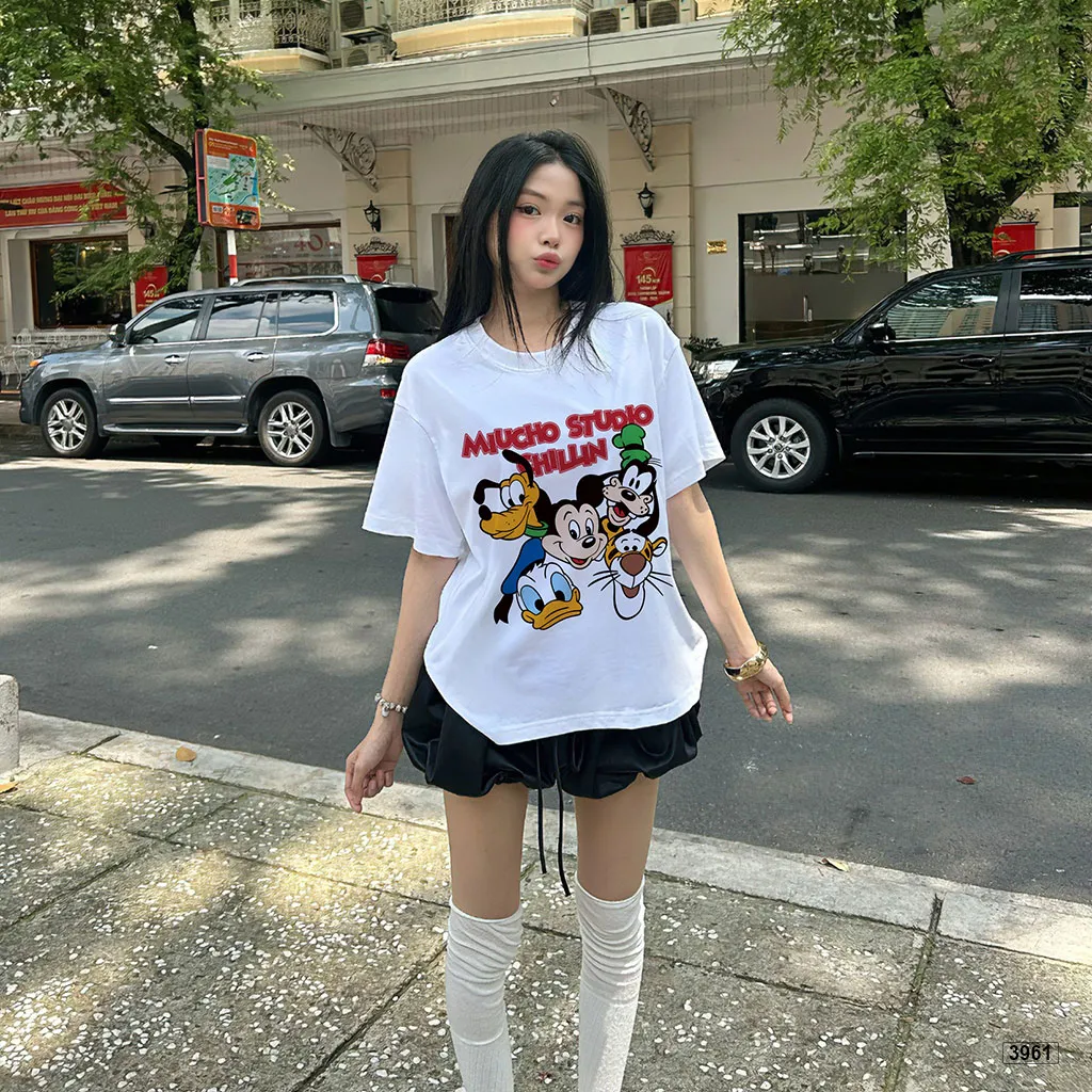Áo thun nữ form boxy hoạt hình Diisney đáng yêu Miucho 3961_thumbnail_5