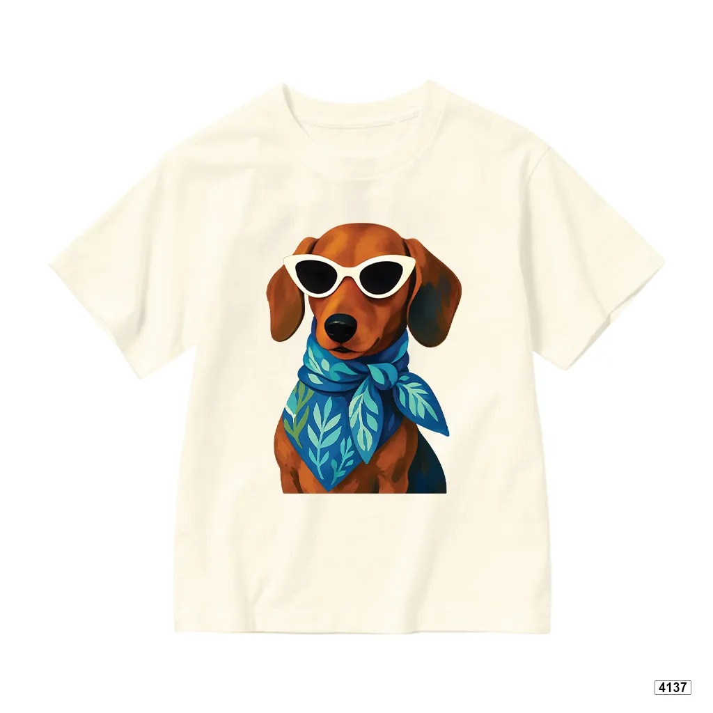 Áo thun bé trai bé gái cún Dachshund Kado 4137_thumbnail_8