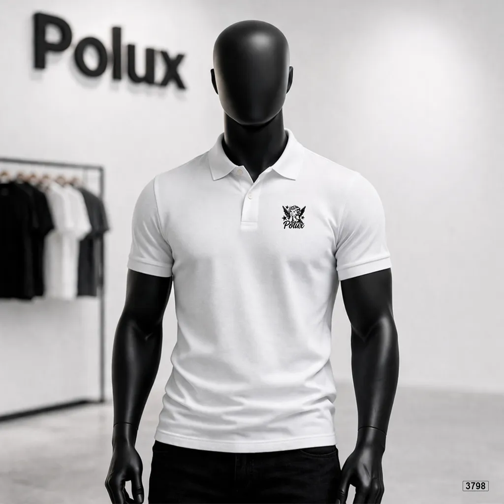 Áo polo cá sấu cao cấp basic chất poly co giãn thoáng khí Polux 3798_thumbnail_2