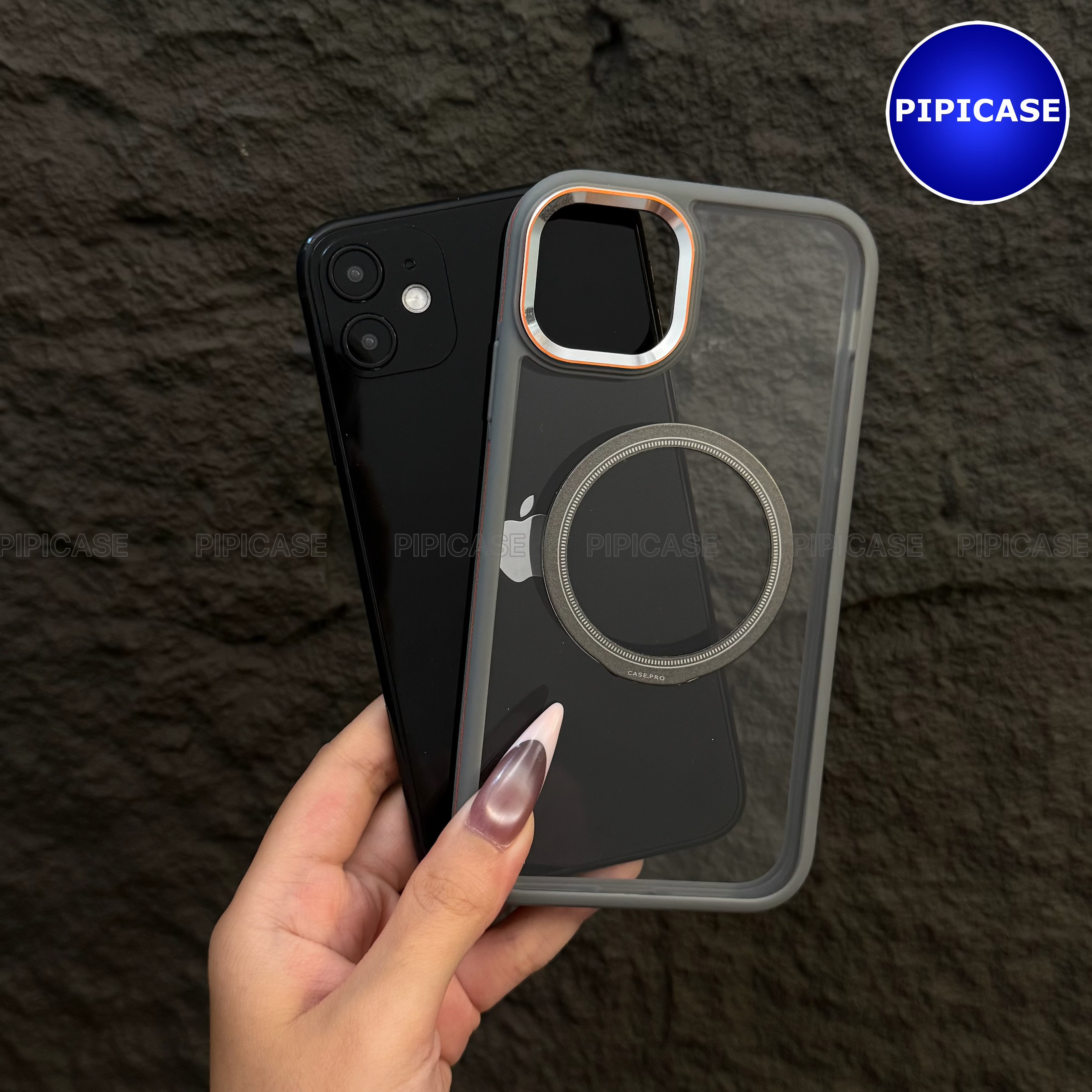 Ốp Lưng iPhone 12 - Wigu - Xám_thumbnail_14