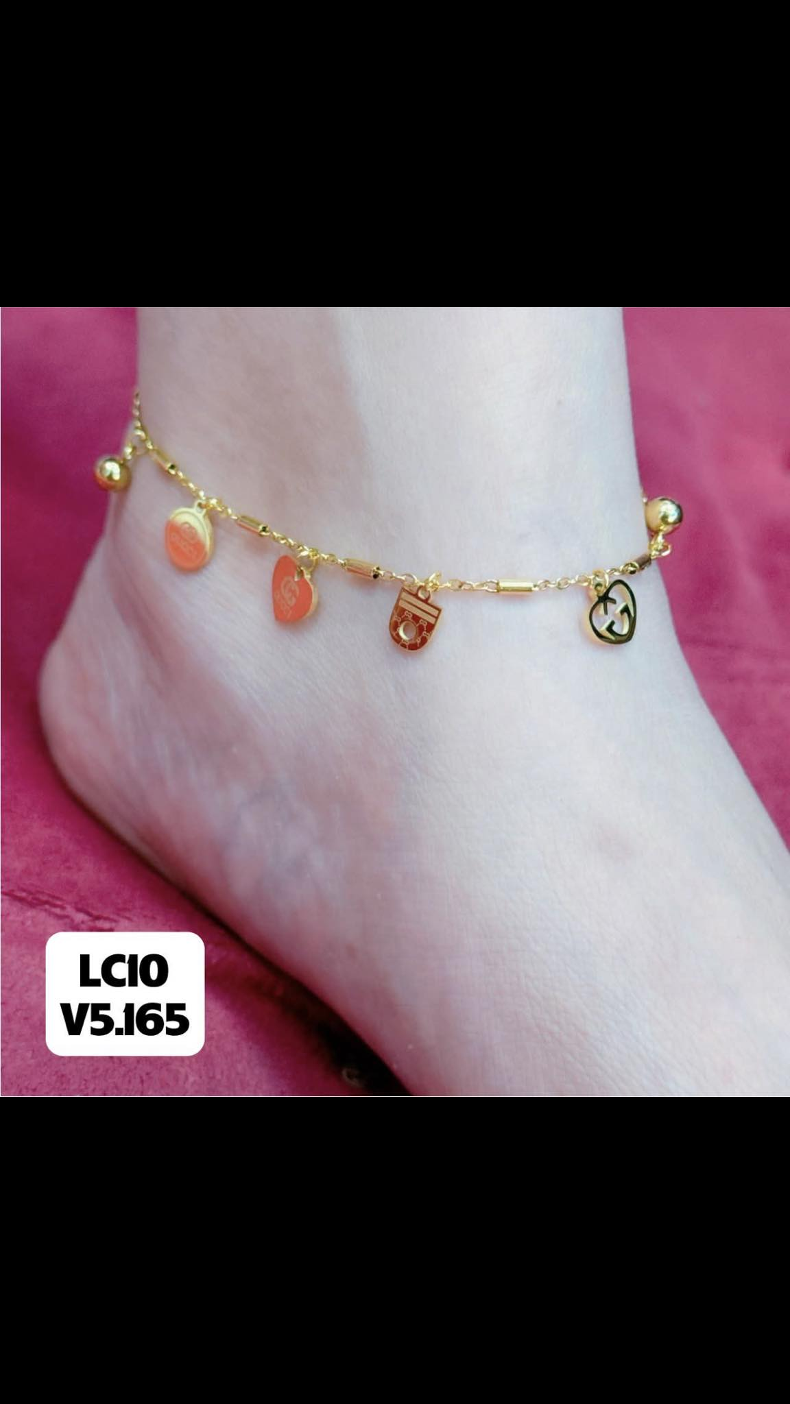 Lắc Chân Vàng LC10
