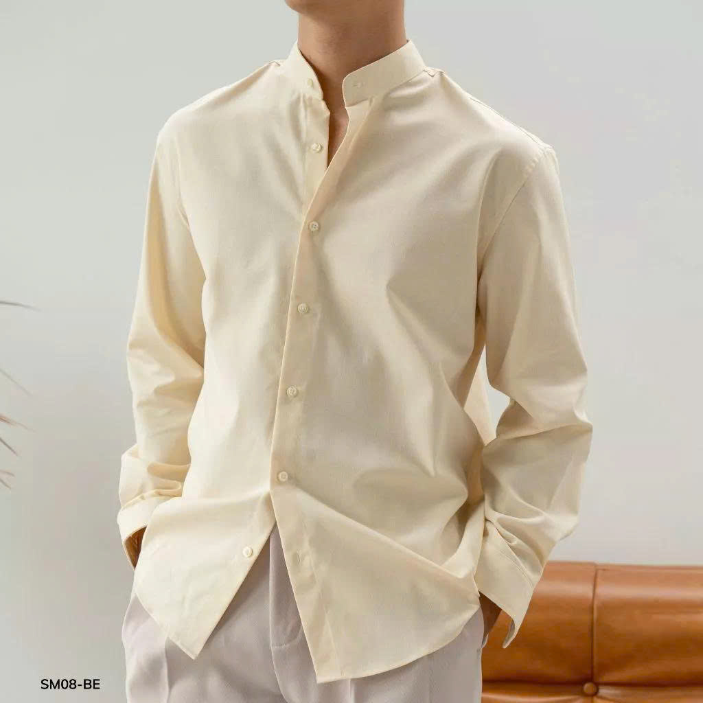 Áo sơ mi cổ trụ Frest Shirt SM08
