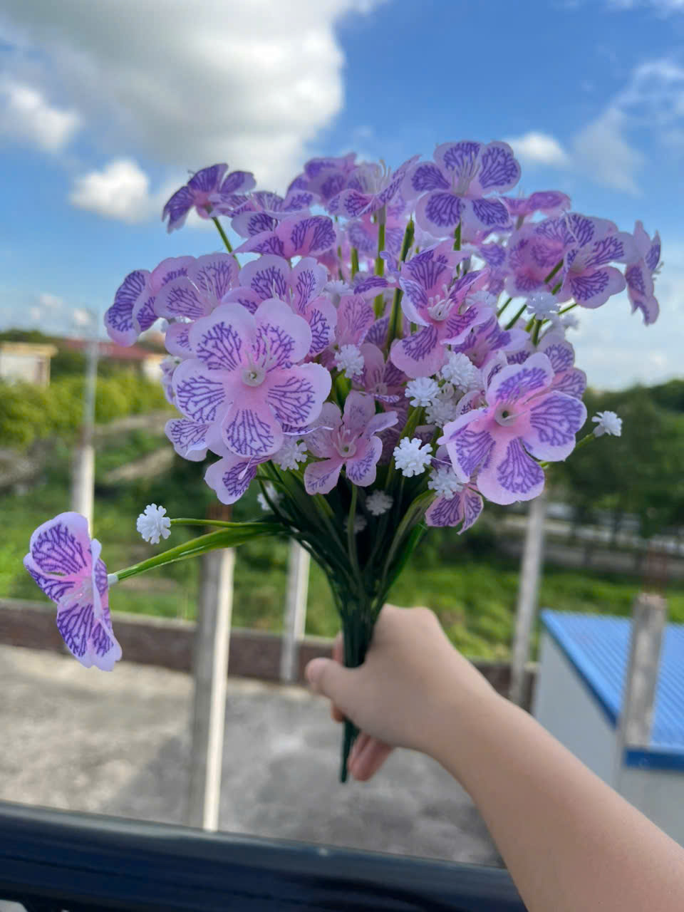 Cụm Thủy Tiên Hoa Lụa Cao Cấp Trang Trí Không Gian Thanh Lịch Bền Đẹp Không Cần Chăm Sóc_thumbnail_2