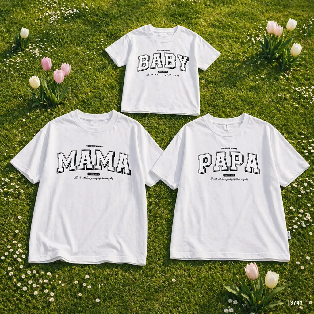 Áo thun gia đình bé và ba mẹ chất thoáng mát Kado 3743_thumbnail_6