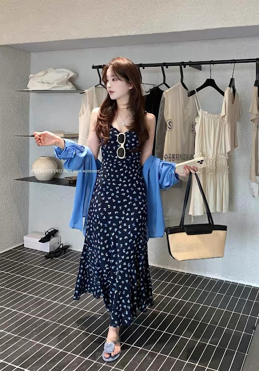 Lucas - Set vá 2 thun 2 dây dáng maxi + áo sơ mi cổ đức dáng suông_thumbnail_2