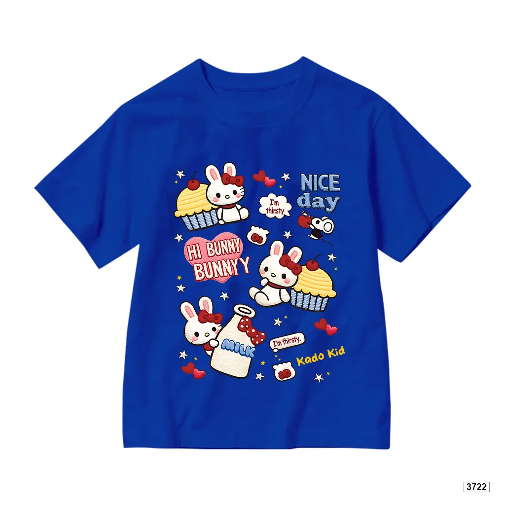 Áo thun bé gái chất thoáng mát Bunny đáng yêu Kado 3722_thumbnail_12