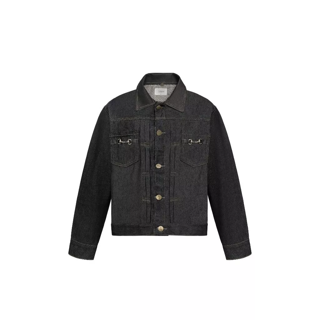 Áo Jacket Faded Ink Vải Denim Form Regular