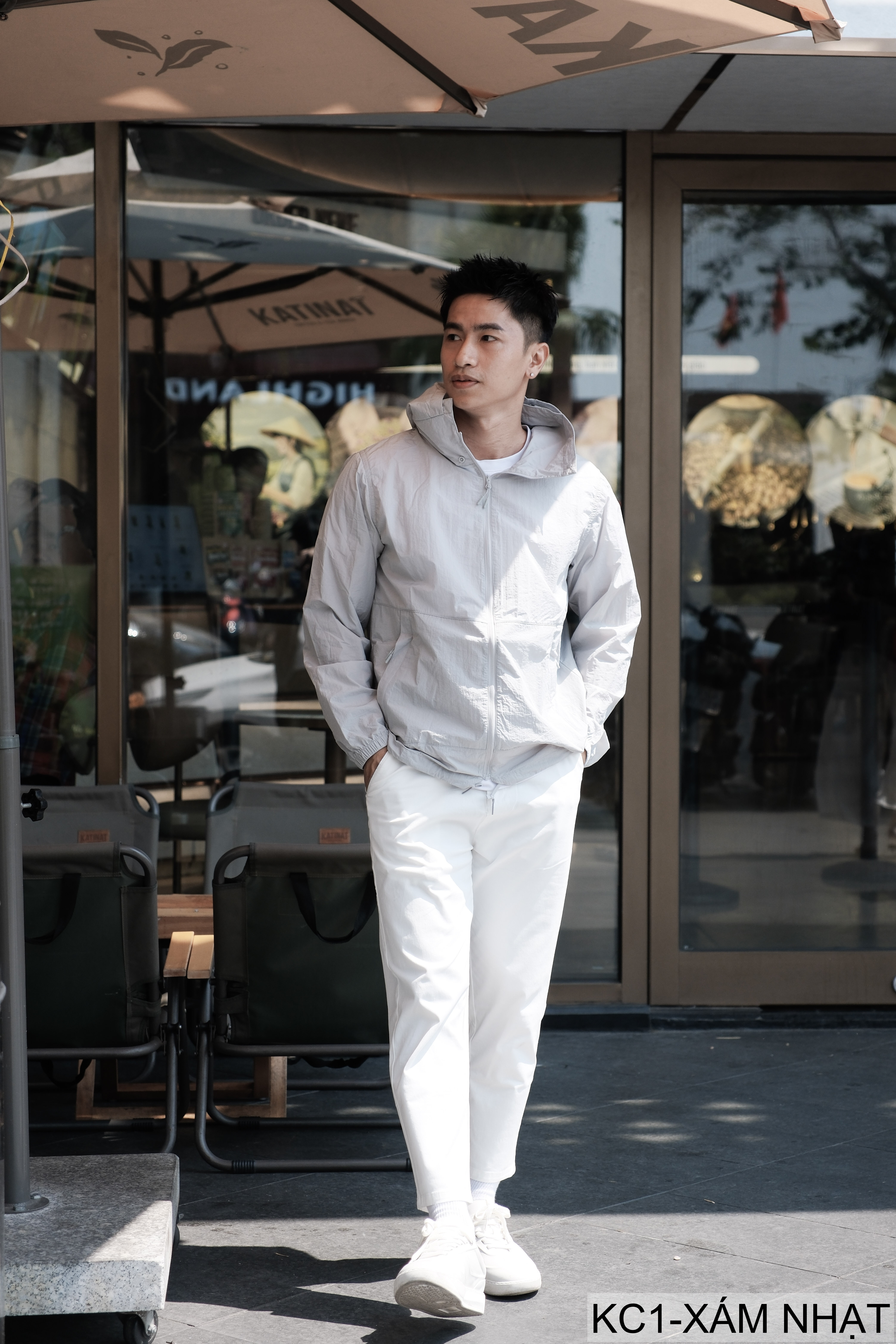 KC1 - Áo khoác chống nắng nam nữ UPF50+ siêu mỏng, thoáng khí, dáng rộng, có mũ trùm đầu_thumbnail_34