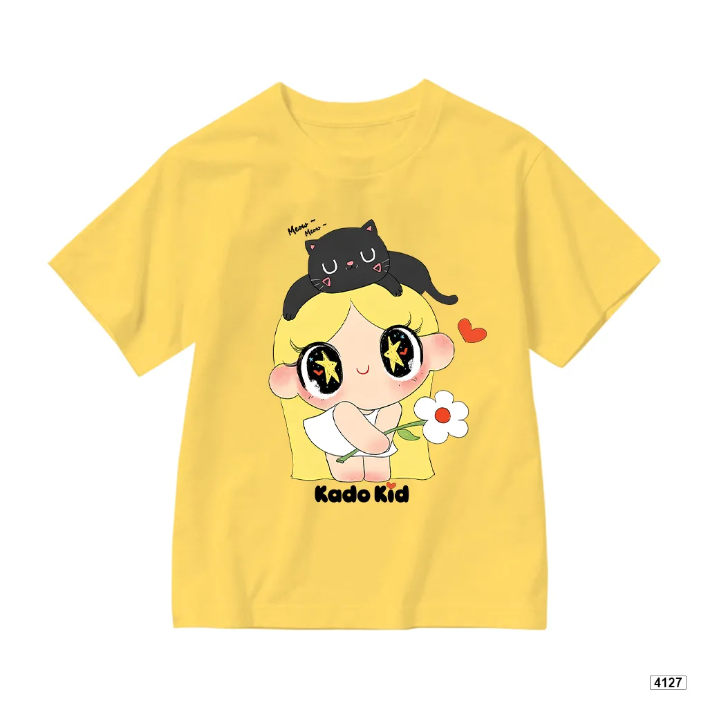Áo thun bé gái Chibi Cat đáng yêu Kado 4127_thumbnail_0
