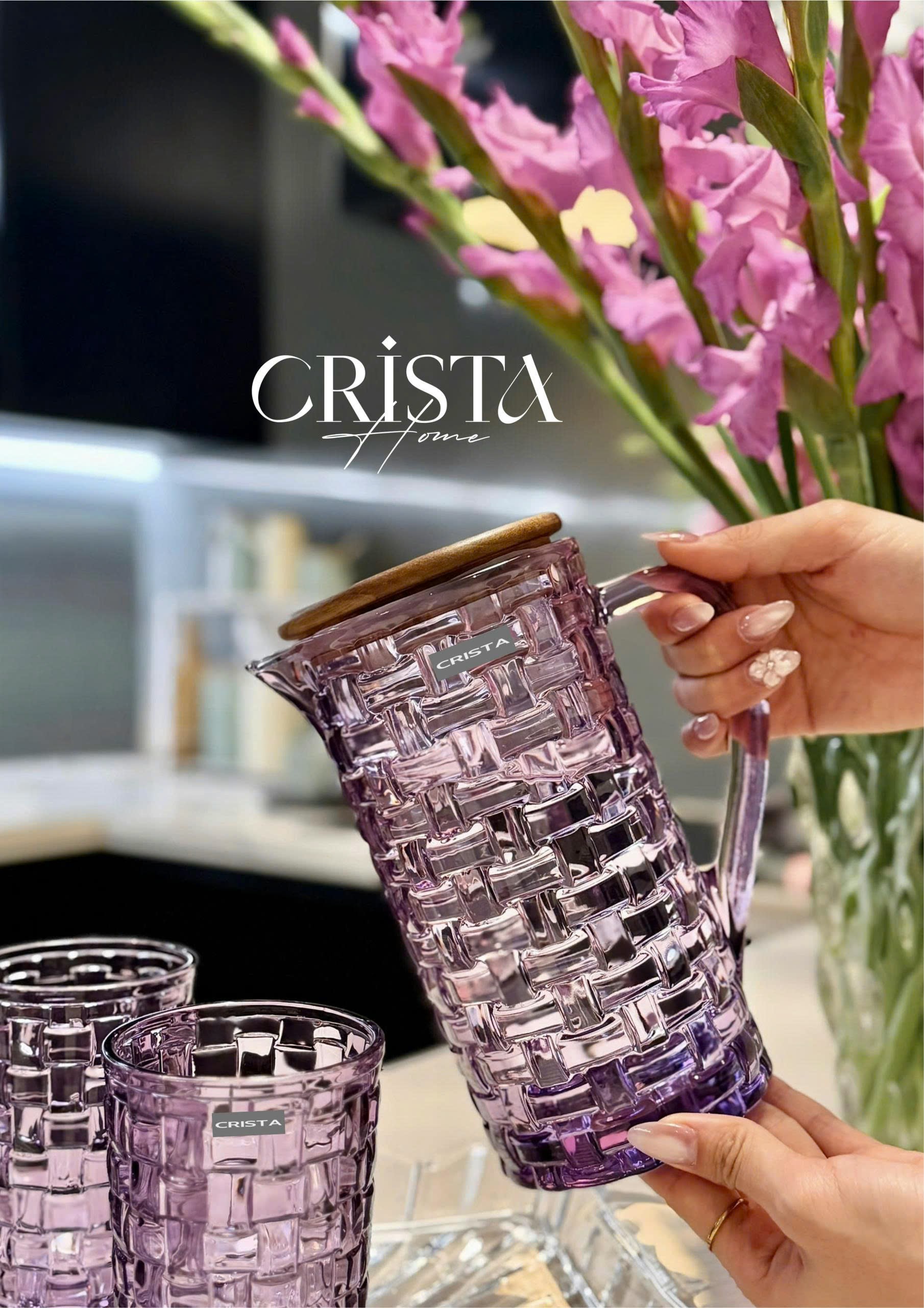 Bình thủy tinh CRISTA HOME vân caro 1000 ml_thumbnail_21