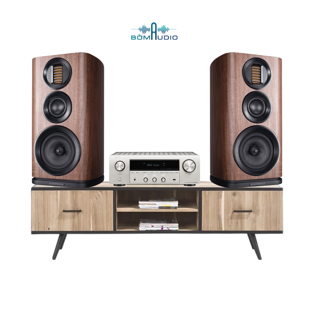 Combo Amply DENON DRA-800H + Loa Bookshelf WHARFEDALE EVO 4.2 - B121_thumbnail_2