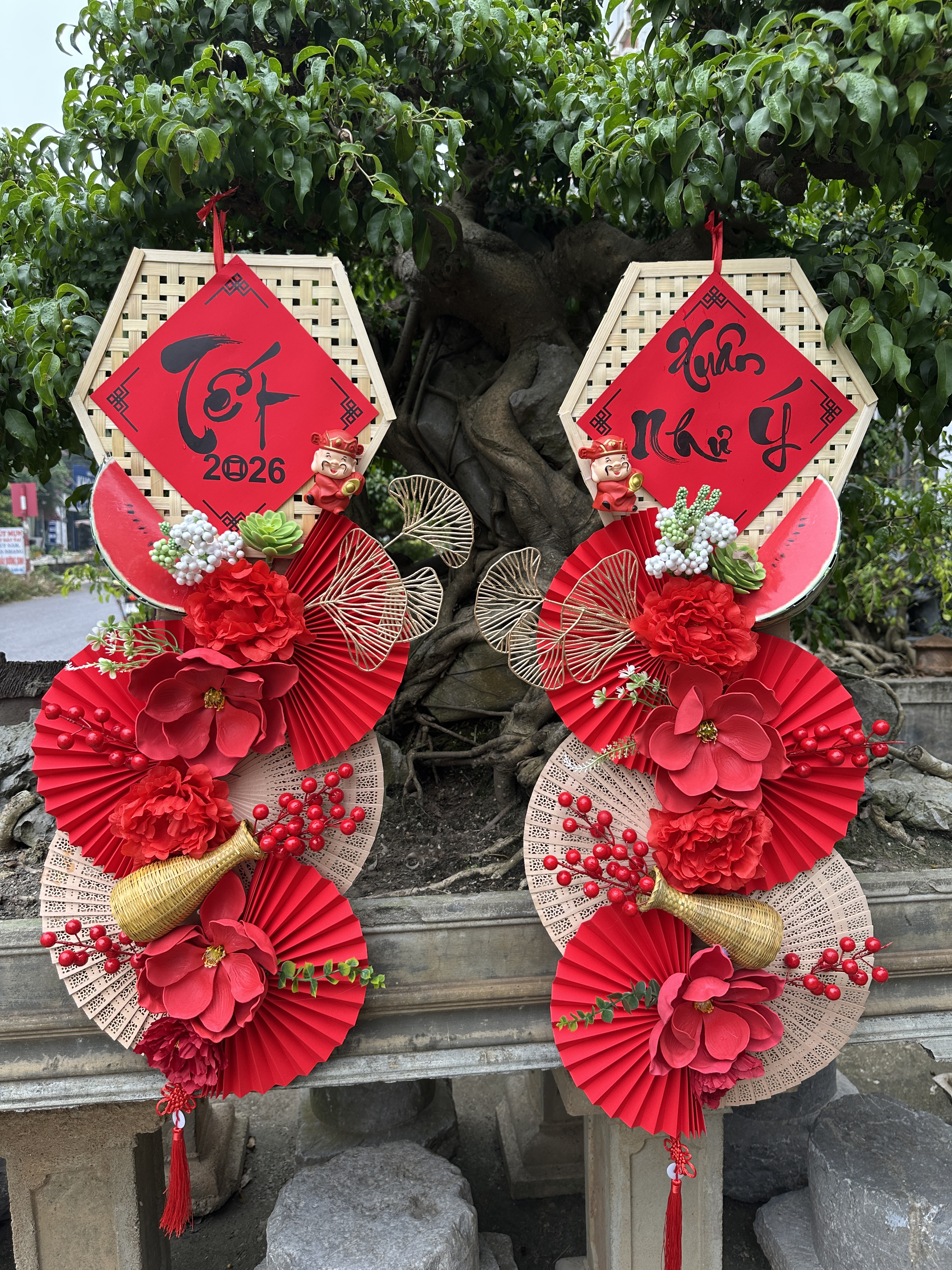 Bộ câu đối xuân Tết 2026 đỏ_thumbnail_1