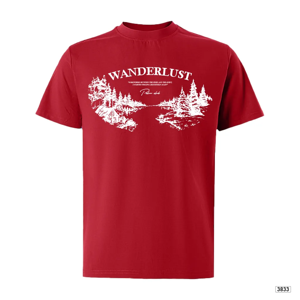 Áo thun nam Wanderlust aesthetic phong cách tối giản Hàn Quốc dễ phối Polux 3833_thumbnail_13