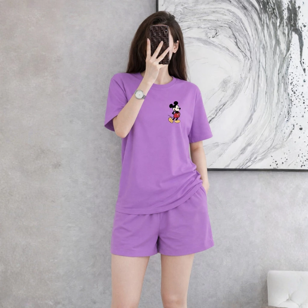 [Form rộng] Bộ đồ nữ cộc tay mùa hè - Set đồ thun nữ thời trang LOZA G0290_thumbnail_2