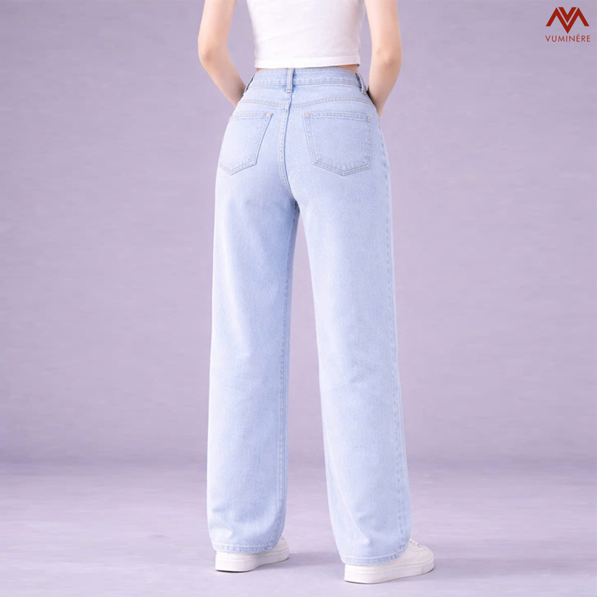Quần Jeans nữ dáng suông rộng ( GG13 )