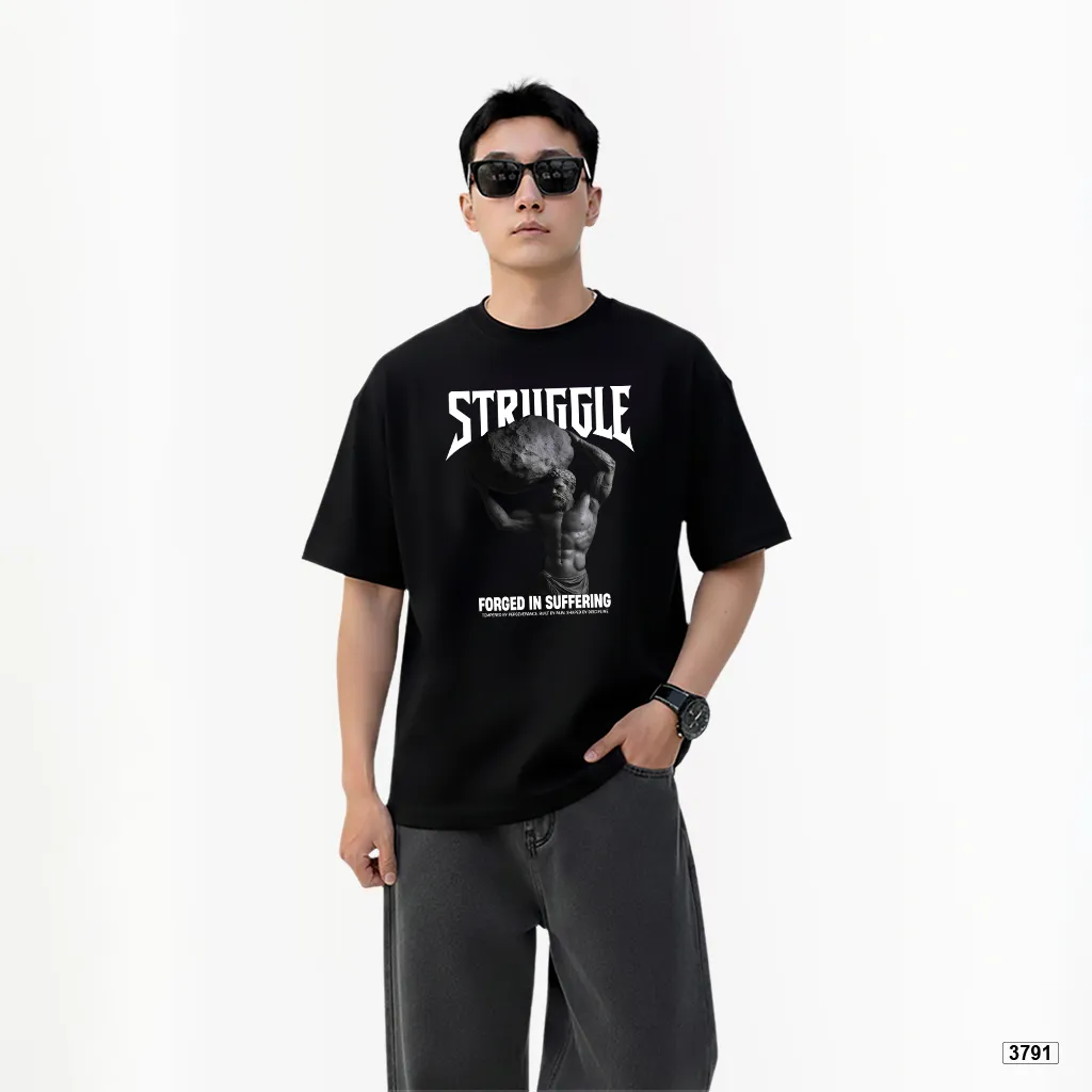 Áo thun oversize Struggle phong cách streetwear trẻ trung hiện đại TeePrint 3791_thumbnail_3