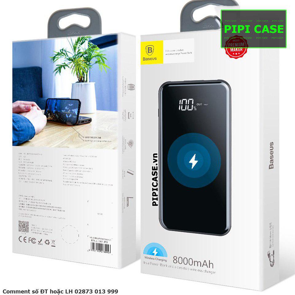 Pin Dự Phòng Baseus 8000 Mah - Đen