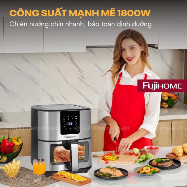 Nồi chiên không dầu Fujihome A10DG 10Lít -  Dung tích 10L_thumbnail_10