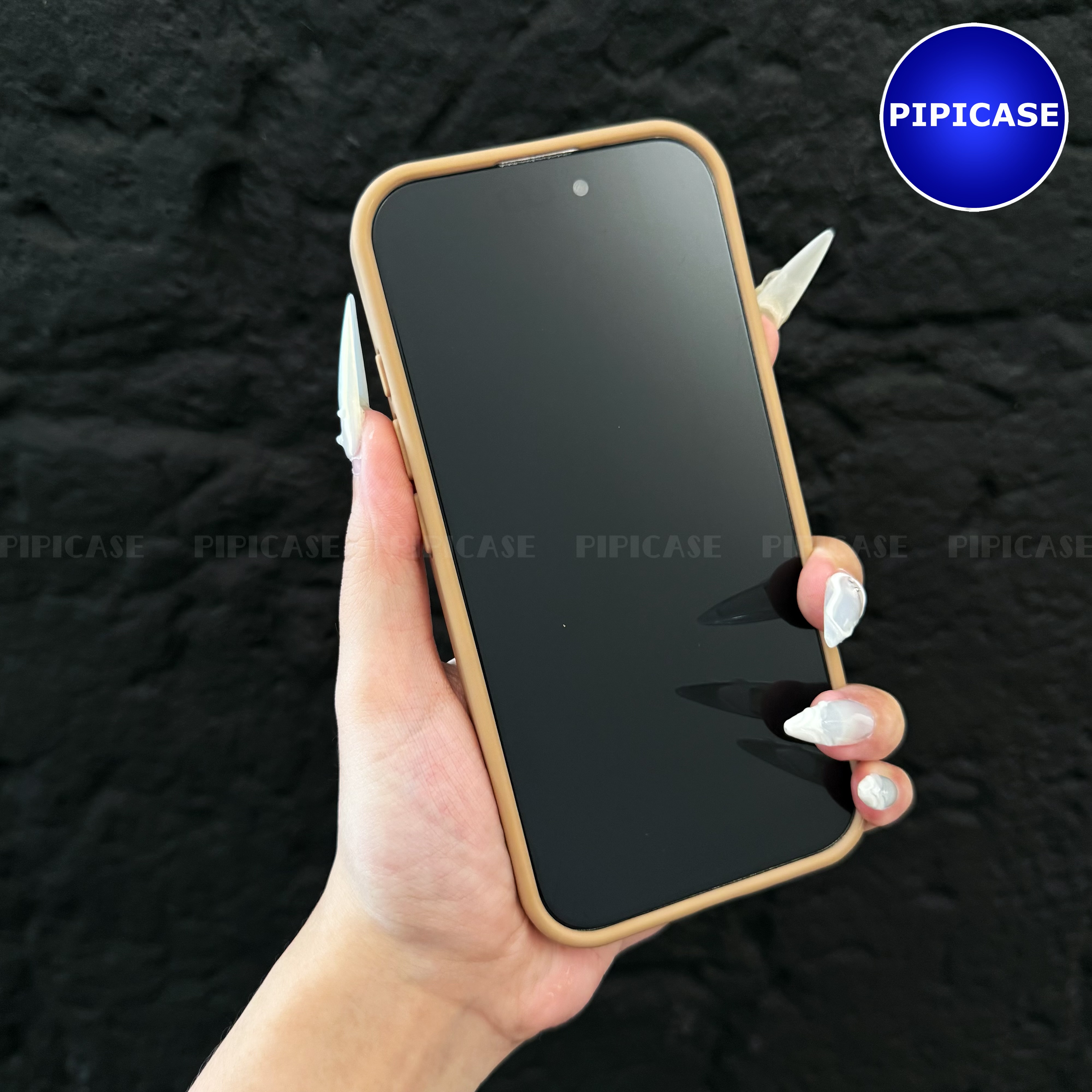 Ốp Lưng iPhone 16 Plus - Chic - Nâu Nhạt_thumbnail_2