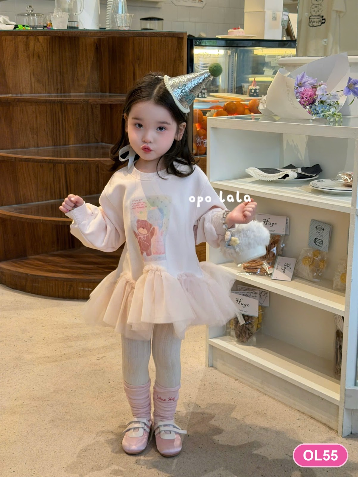 OL55 - Áo nỉ hãng Opolala | Sz 90-130 | 79021