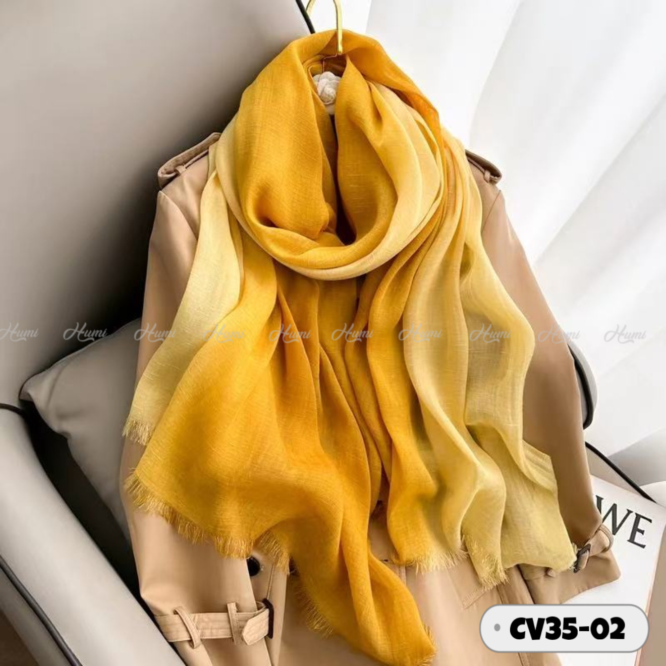 KHĂN COTTON PHA MÀU CHO NỮ (CV35-02)_thumbnail_1
