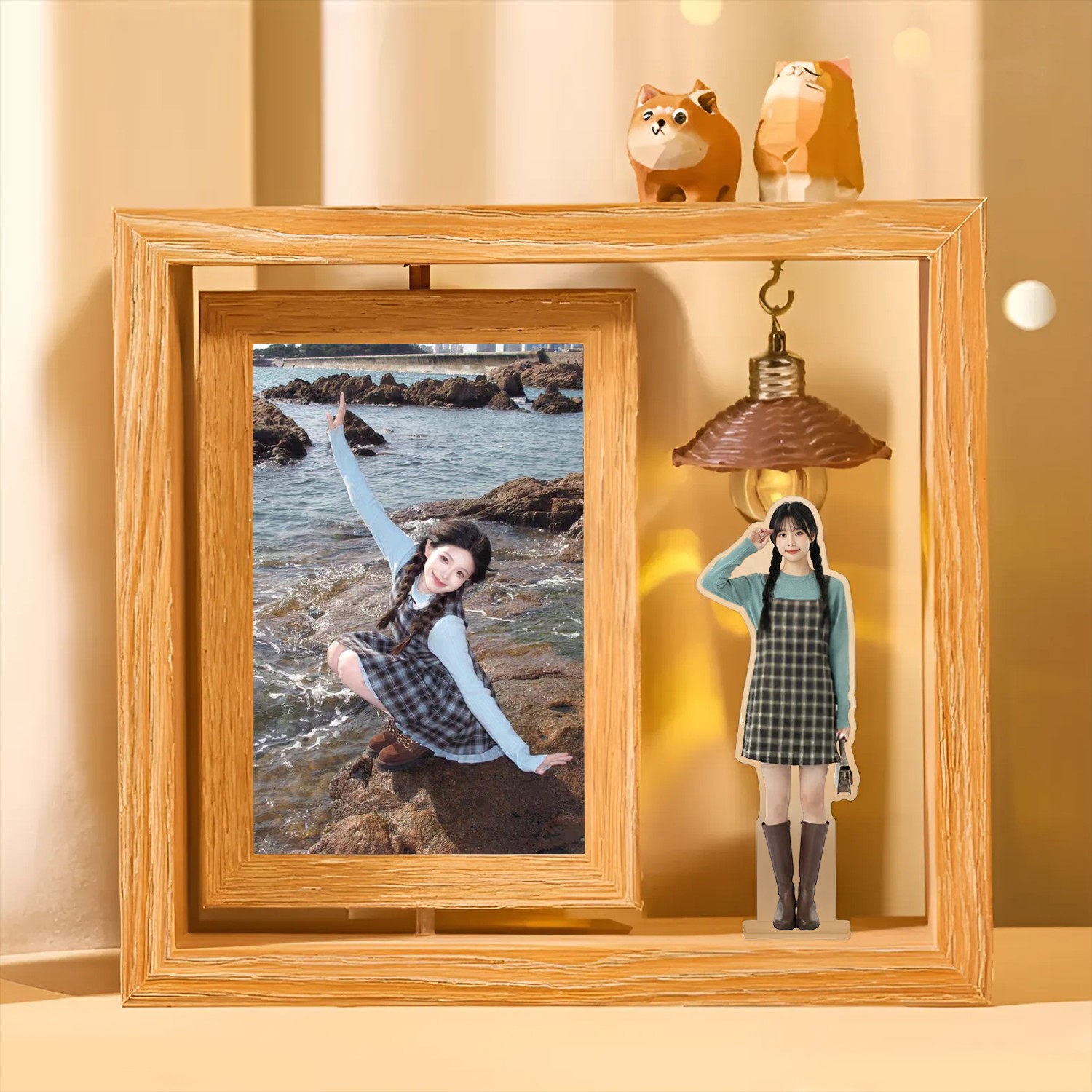 Khung Ảnh Xoay 2 Mặt - Xoay 2 Mặt 360 Độ (Size tính theo size ảnh)_thumbnail_0