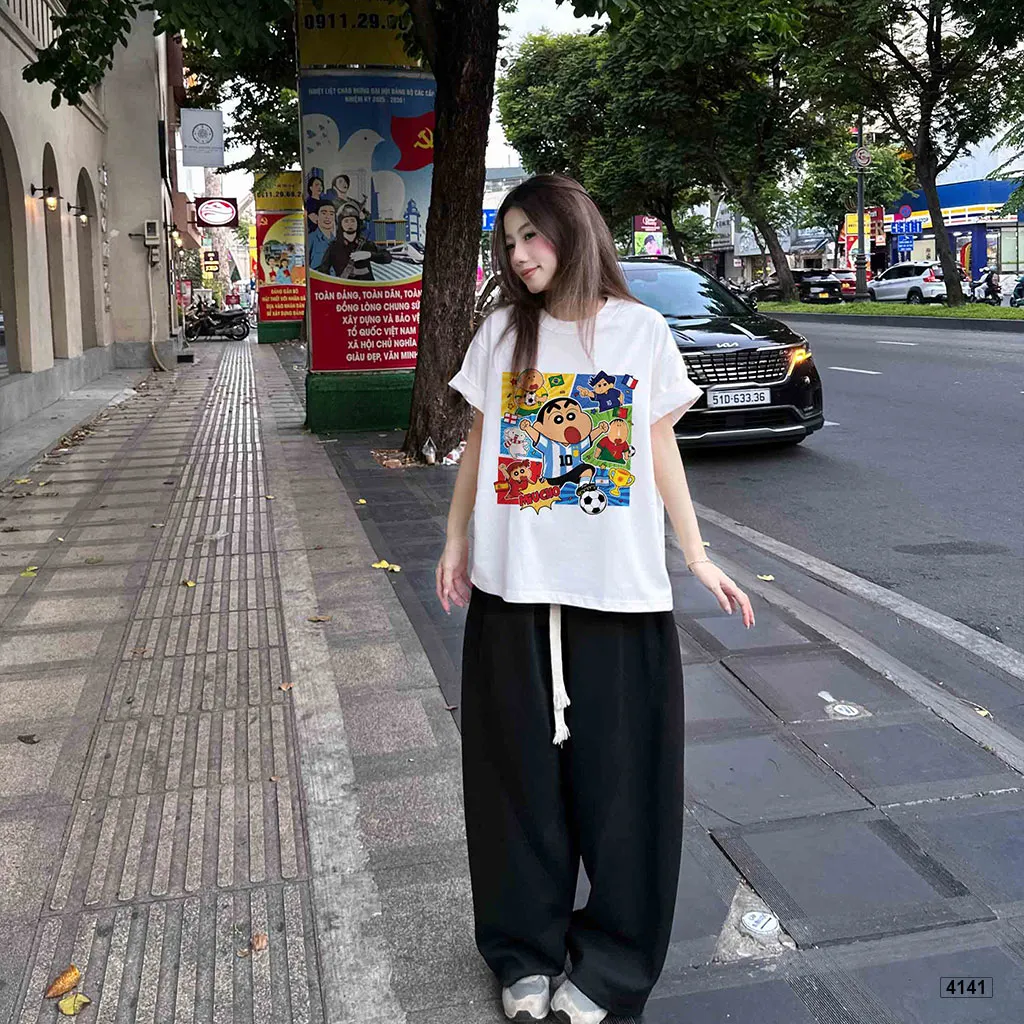 Áo thun boxy unisex thể thao Miucho 4141_thumbnail_5