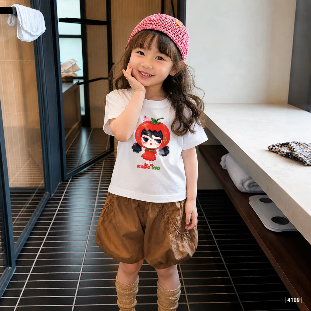 Áo thun bé trai bé gái hoạt hình Cà chua Kado 4109_thumbnail_3