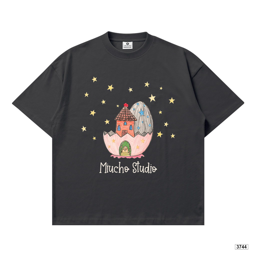 Áo thun nữ form boxy hoạt hình mùa hè Dreamee đáng yêu chất thoáng mát Miucho 3744_thumbnail_13