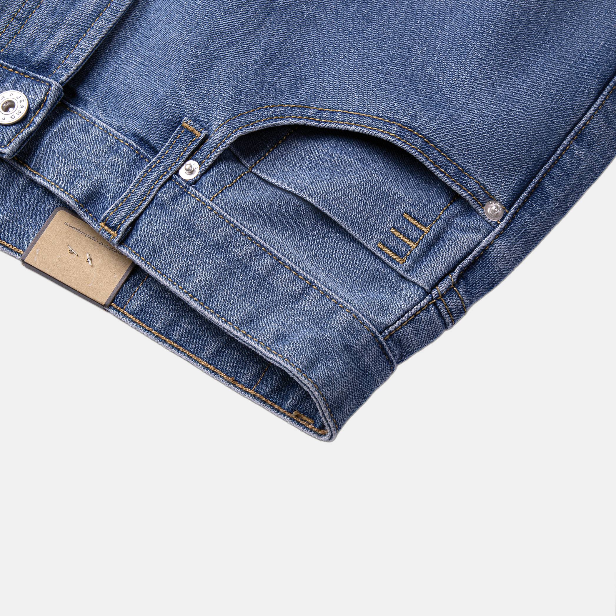 Quần Jeans Nam Cao Cấp J13 - Form Slim Straight - KaKa Fashion