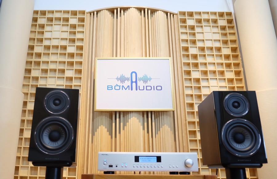 Hình ảnh chụp thực tế Combo Amply Rotel A14 MKII + Wharfedale Diamond 12.2 - B23 tại Bờm Audio