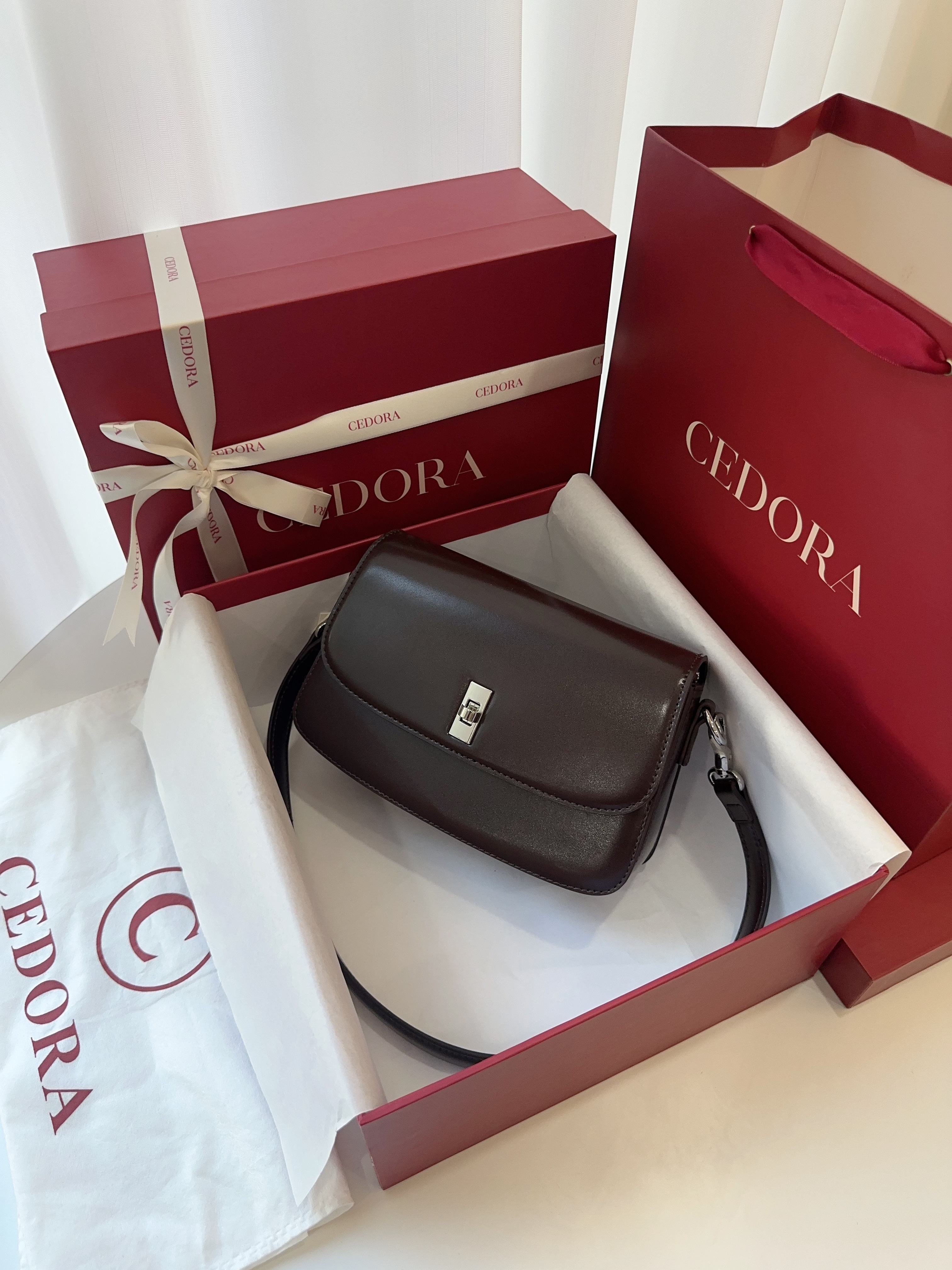 Túi CEDORA khóa bạc size22 71093C_thumbnail_9